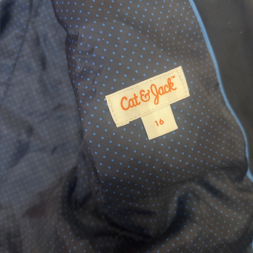 Stylish Navy Jacket cat and jack size 16 - Picture 4 of 4